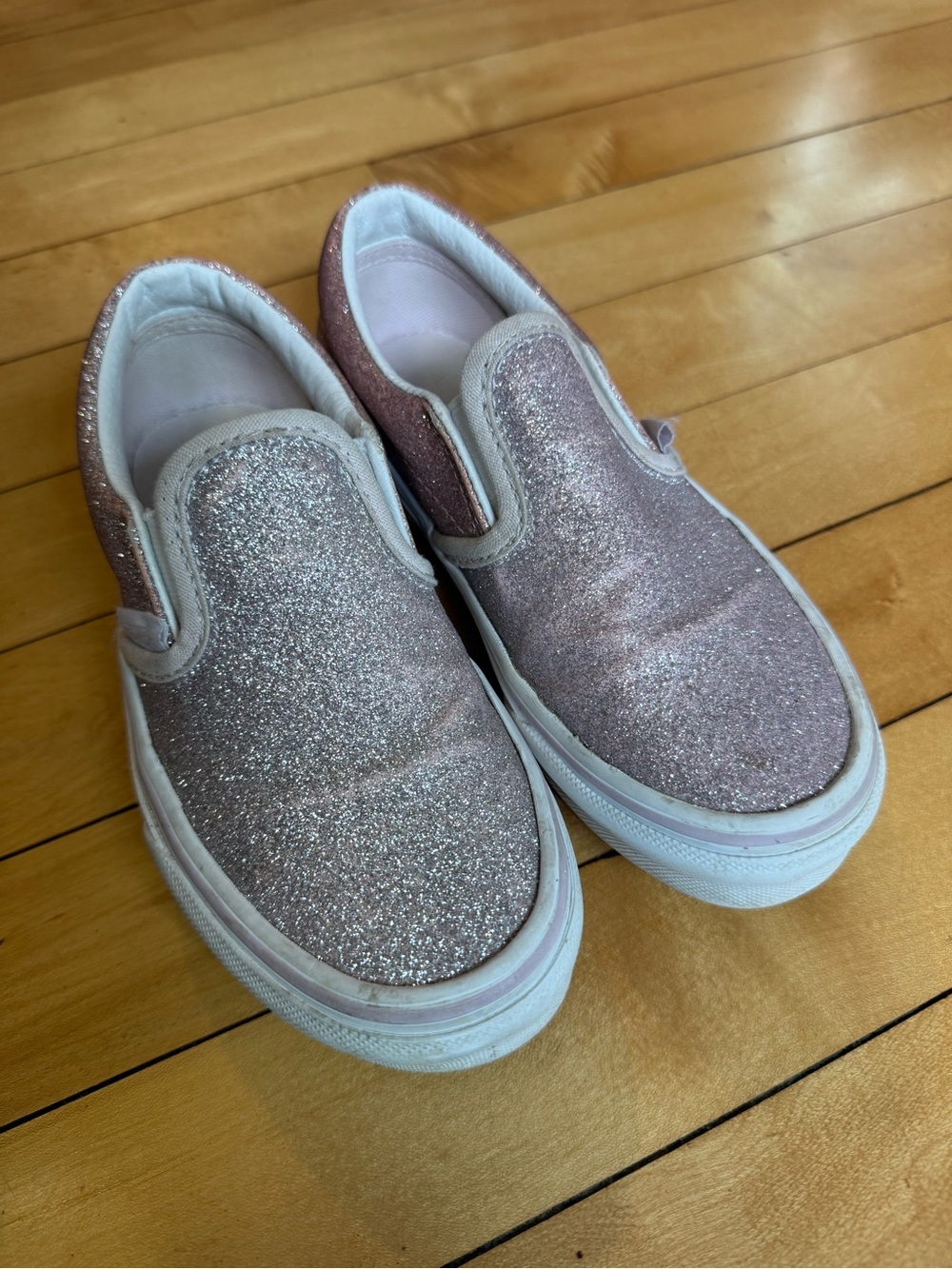 Vans Glitter Slip-On Sneakers - Pink